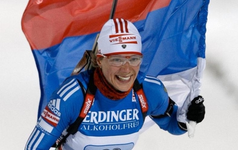 биатлонистка Ольга Зайцева