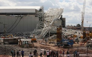 Чемпионат мира по футболу 2014 начнут на недостроенном стадионе