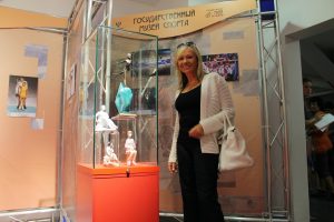 Чемпионка мира по фигурному катанию Мария Бутырская в Музее спорта, ледовая арена "Шайба", Сочи. Фото: Катерина Ляуфер