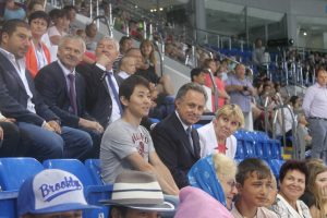 Виктор Ан, Виталий Мутко и Людмила Чернова. Фото: Катерина Ляуфер