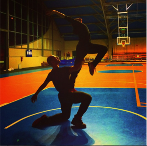 Аделина Сотникова тренируется с партнером. Фото Instagram adelinasotnikova_2014