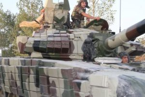 Азербайджанские танки вышли к передовой