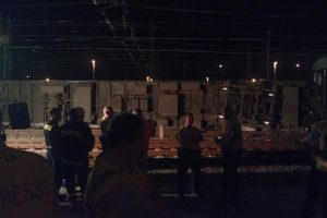 Эксклюзивные фото крушения поезда в Германии