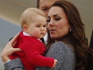 на фото: Кейт с сыном Джорджом