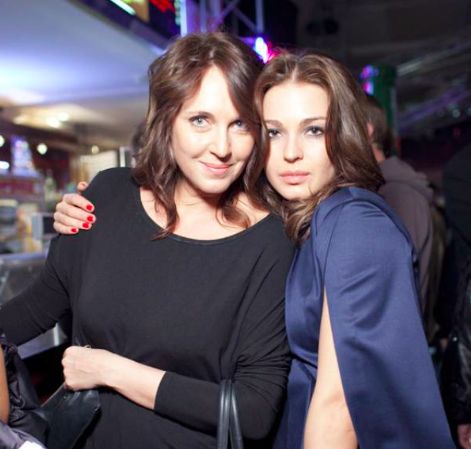 Татьяна Лютаева с дочкой Агнией Дитковските