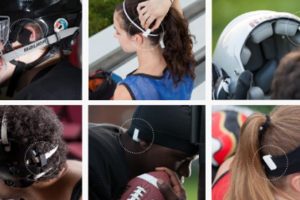 Миниатюрная супер клипса легко крепится к головным уборам и спортивным повязкам