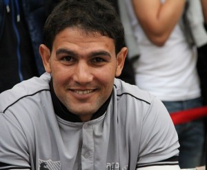 Хани Атийо на пресс-конференции