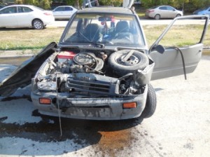 Водитель "Дэу Нексия", спровацировавший ДТП, был сильно пьян