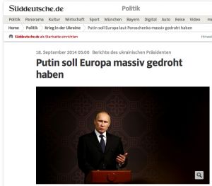 Порошенко донес в Европе об угрозах Путина в адрес НАТО и ЕС – СМИ Германии