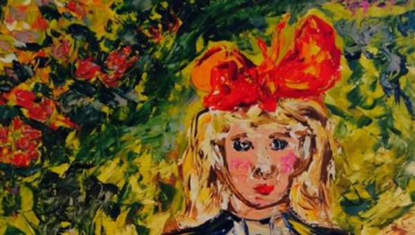 на фото: Портрет Поклонской