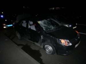 23-летний водитель «Джили» не справился с управлением и выехал на тротуар, где сбил четырех пешеходов