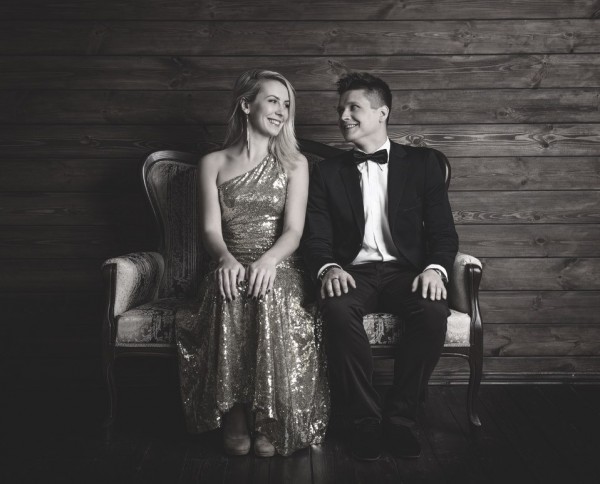 на фото: Григорий с супругой Анастасией