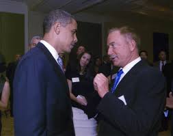 Барак Обама и Терри Бин на одном из приемов в Белом доме.