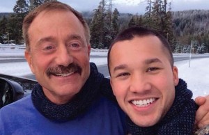 Терри Бин и его 25-летний любовник Лоусон.