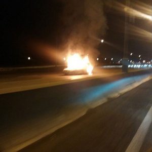 На МКАД взорвались газовые баллоны