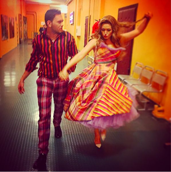 на фото: Ирина Дубцова и Леонид Руденко