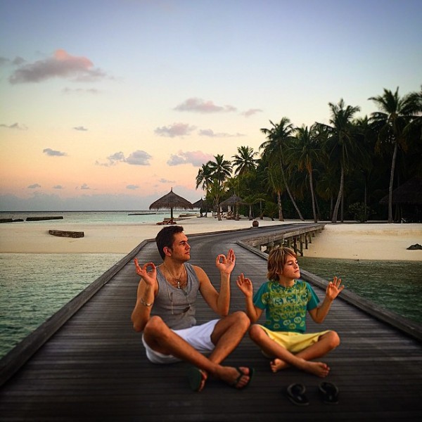 на фото: Леонид и Артем