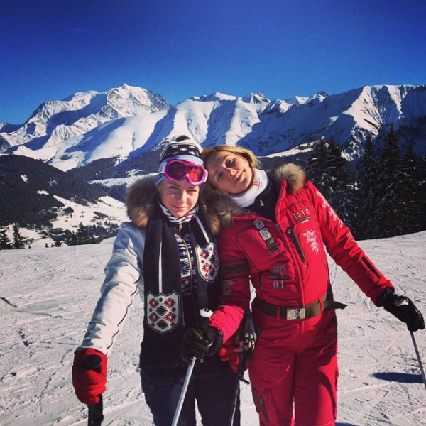 на фото: Татьяна с дочкой Сашей