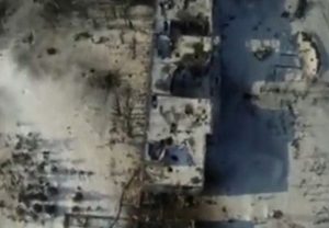 Кадры с беспилотника - аэропорт Донецка