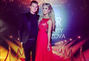 Ольга Бузова с мужем Дмитрием Тарасовым на весере, посвященном дню рождению шикарной блондинки