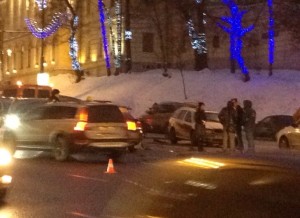 Крупная авария на Садовом кольце