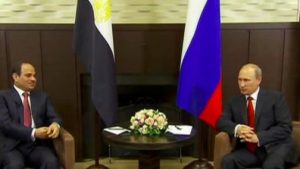 Президент России встретился с президентом Египта