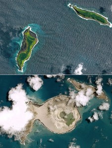 В южной части Тихого океана, на расстоянии 45 километров от Нукуалофы, столицы королевства Тонга, появился новый остров