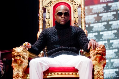 Floys Mayweather vs Miguel Cotto New York City Press Conference on February 28, 2012 for thier May 5, 2012 fight in Las Vegas, Nevada Photos By Jeff Fusco/Hoganphotos