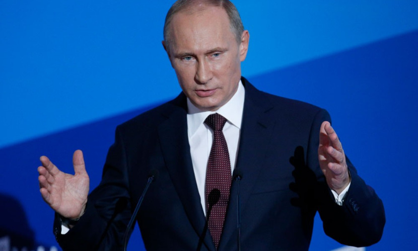 Путин сравнил себя с голубем – но с очень мощными железными крыльями