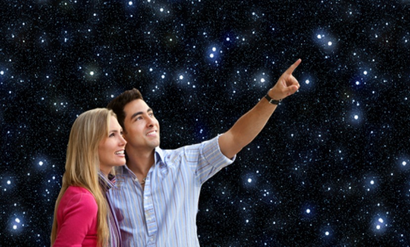 Русский романтик показал звезды наивной студентке и выебал у телескопа
