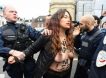 Обнаженные Femen устроили акцию протеста против Марин Ле Пен