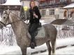 Поклонская на коне поздравила россиян с Новым годом