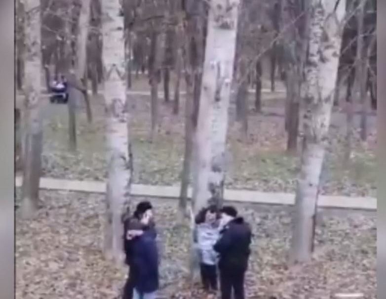She Tied Her Petite Self Up To The Tree In Protest And Got Fucked