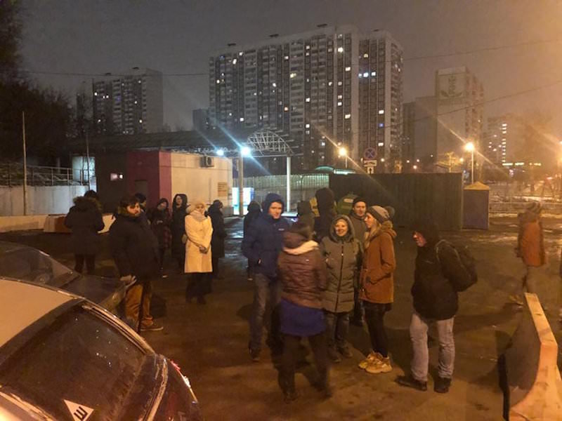 Рабочие незаконно начали прокладку дороги близ радиоактивного могильника в Москве
