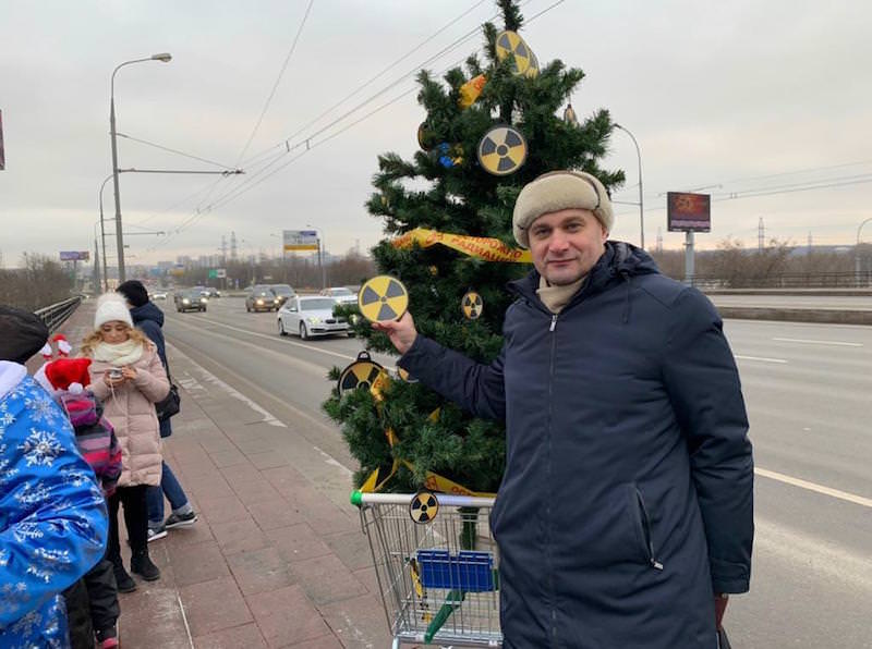 Рабочие незаконно начали прокладку дороги близ радиоактивного могильника в Москве