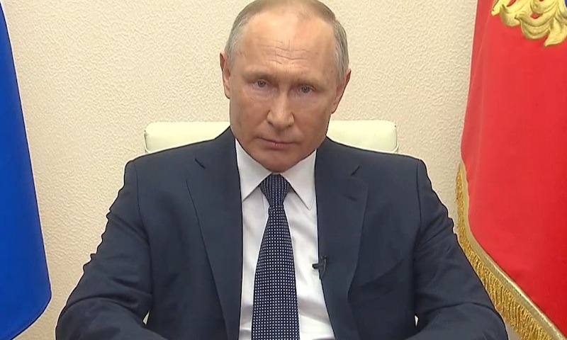 Обращение президента Владимира Путина к россиянам