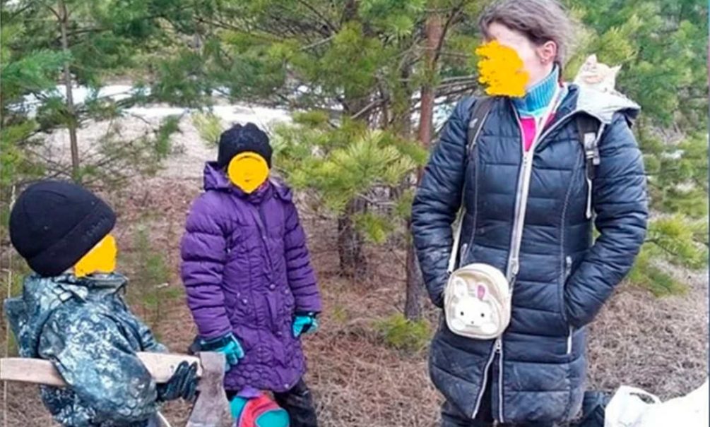 Российская семья спряталась от коронавируса в лесу