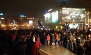 «Оранжевый» митинг потребовал отставки правительства Украины