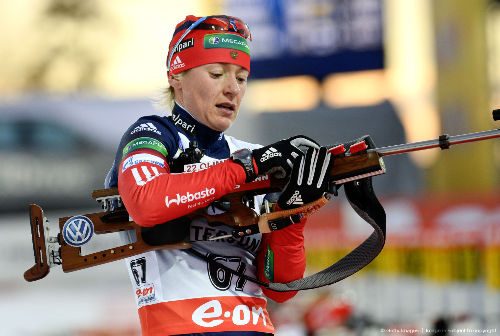 Россиянка Екатерина Юрьева стала четвертой на этапе КМ по биатлону 
