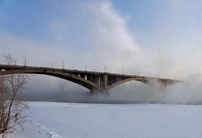 Красноярск в декабре