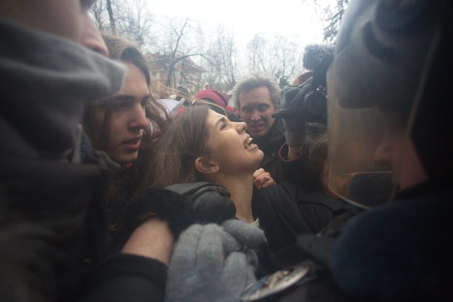 Вернувшись из Сочи, Pussy Riot уже «отличились» в Москве 