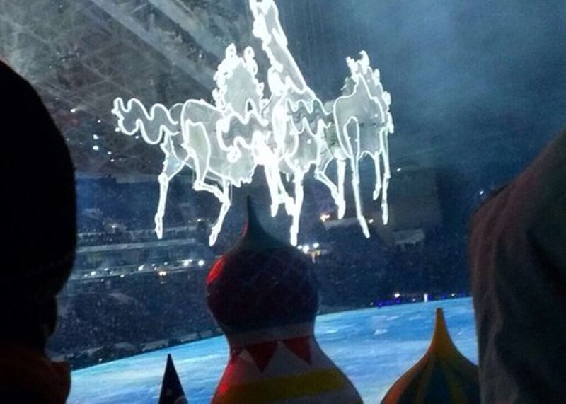 Фотографии генеральной репетиции Церемонии Открытия Олимпийских игр в Сочи 