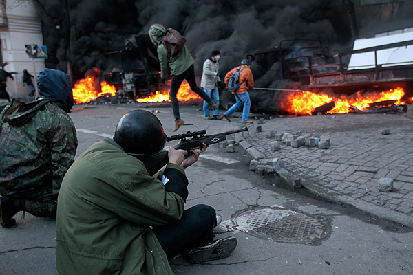 За последние три дня в Киеве погибло 35 человек 