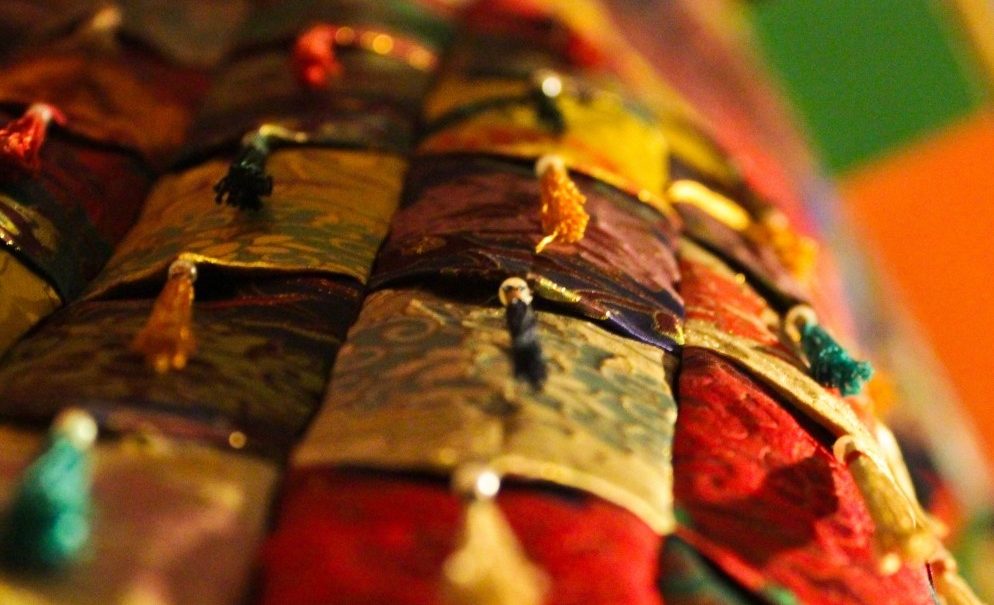 В Японии открылась выставка редкого буддистского лоскутного шитья 