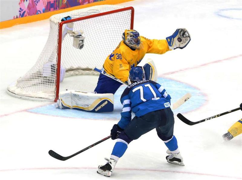 Хоккеисты Швеции вышли в финал хоккейного турнира Олимпиады-2014 