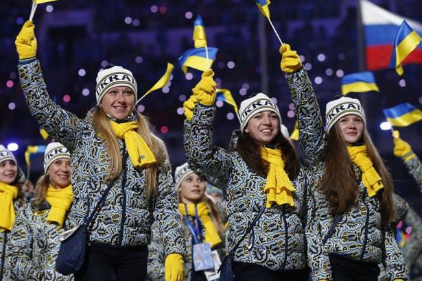 Украинским олимпийцам не разрешили надеть траурные ленты 