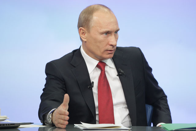 Рейтинг Путина достиг пятилетнего максимума 