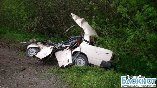 На трассе в Ростовской области БТР раздавил «Жигули». Погибли два человека 