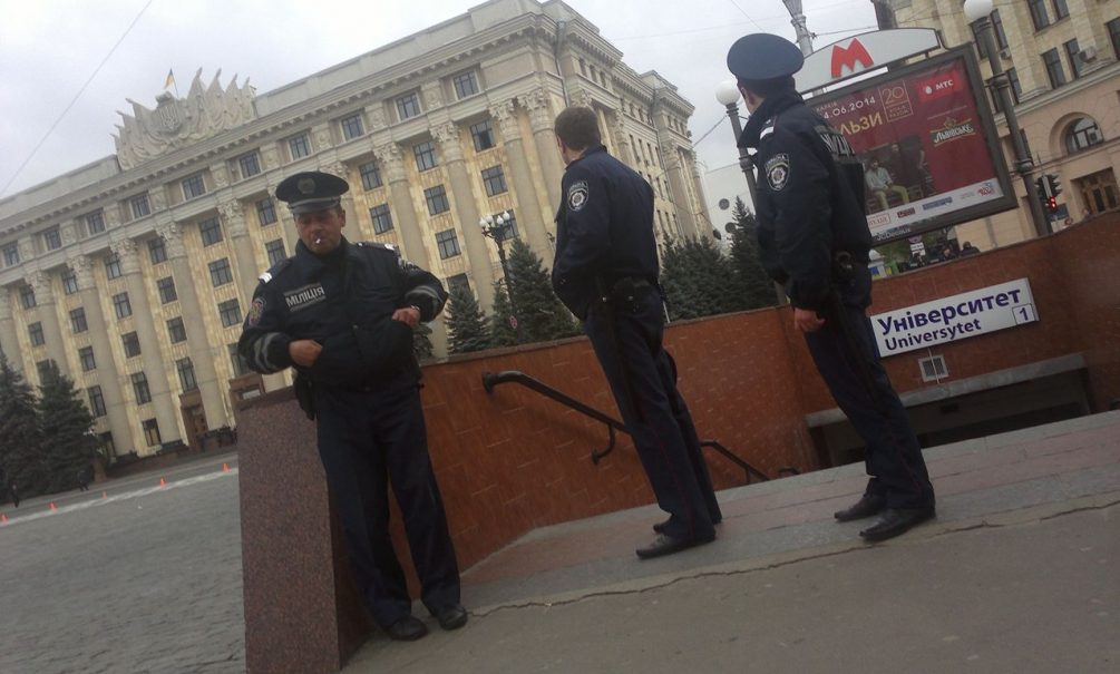 В центре Харькова повысили меры безопасности 