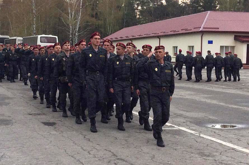 Первый батальон Нацгвардии Украины направлен в Славянск 